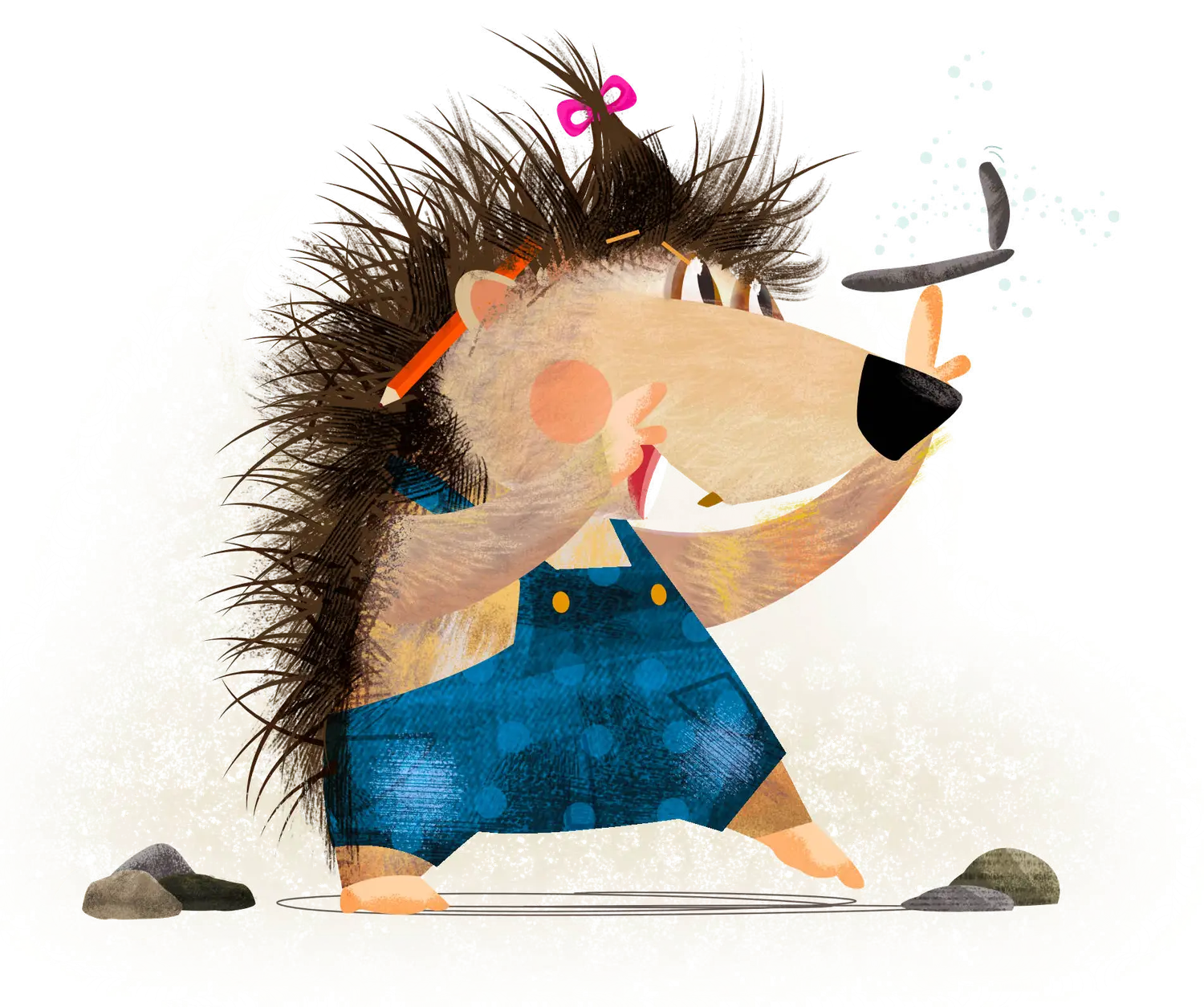 Hedgie Bitcoin children's book characters